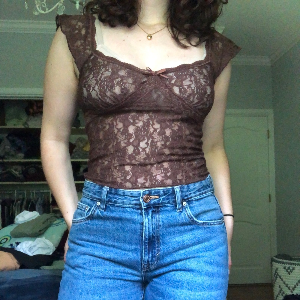 Worn Once: Brown Forever 21 Top